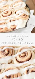 Make cinnamon roll glaze or cream cheese frosting. Cream Cheese Icing For Cinnamon Rolls In 2020 Easy Icing Recipe Cinnamon Roll Icing Cinnamon Rolls Homemade
