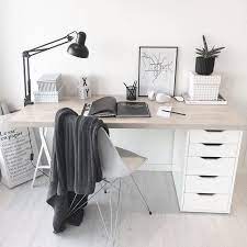 This allows for more space underneath, where you can fit a bookcase, sofa, clothes rack or desk. Ikea Ikeafurniture Ikeakartal Com Image Result For Ikea Desk Ideas Home Office Design Home Office Desks Bedroom Interior