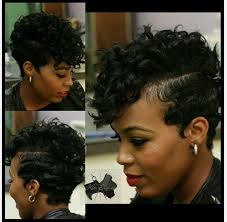 Finger wave styles were big in the '20s, but you don't have to be from the past to try this look. Short Hair With Finger Waves And Curls Short Hair Styles Natural Hair Styles Hair Styles