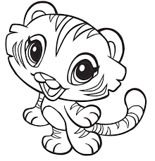 Cute bumble bee coloring pages. Cute Baby Tiger Coloring Page Free Printable Coloring Pages For Kids