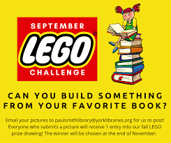 To help you make lego models. September Lego Challenge Paul Smith Library Of Southern York County
