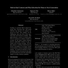 Meaning of the name dai. End To End Content And Plan Selection For Data To Text Generation Acl Anthology