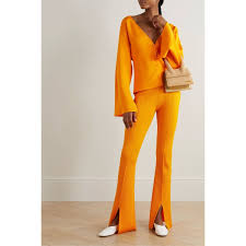 Nanushka Lette Lounge Pants Orange Womens Size XS