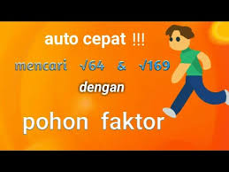 Perpangkatan dan cara menghitung pangkat contoh. Cara Mencari Akar Pangkat 2 Untuk 64 169 Auto Cepat Dengan Pohon Faktor Youtube