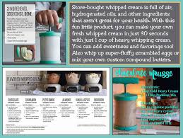 Pampered Chef Whipped Cream Maker You Can Easily Make Your Own Homemade Fresh Fa Pampered Chef Party Pampered Chef Desserts Pampered Chef Whipped Cream Recipe