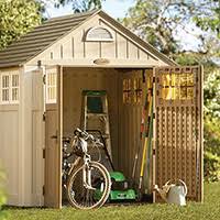 Similar to the yard equipment shed, household storage may require more elaborate temperature and humidity control based on what is. Sheds Garages Outdoor Storage The Home Depot