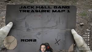 Check the map by opening your satchel. Rdr2 Jack Hall Gang Treasure Map 1 Youtube