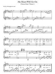 Celine Dion My Heart Will Go On слова песни My Heart Will Go On Celine Dion Free Sheet Music Partituras Musica