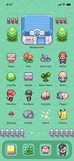 Ios 167 Icons Pokemon Fire Red Leaf Green Iphone Ios14 App Etsy Pokemon Firered Pokemon App Pokemon