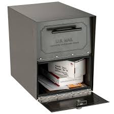 Oasis Locking Post Mounted Mailbox In 2020 Mounted Mailbox Post Mount Brick Mailbox
