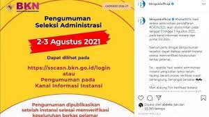 Alasan kemendikbud menunda pengumuman ialah karena ada . Cek Hasil Seleksi Administrasi Cpns 2021 Di Sscasn Bkn Go Id Ini Cara Ajukan Sanggahan Perlu Tahu Dong