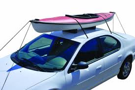 Before you can put a kayak rack on your car you will need a basic roof rack to mount the kayak cradles to. Car Top Kayak Carrier Kit To Carry Your Boat On An Auto Roof On Paddling Trips Holds A Single Kayak Safely An Kayak Rack For Car Kayak Roof Rack Kayak Storage