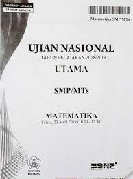Kunci Jawaban Un Matematika Smp 2019 Cara Golden