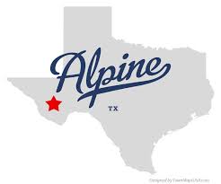 Map Of Alpine Texas Tx Alpine Texas Map Alpine