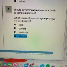 Help includes aid, but aid may fall short of the meaning of help. What Is An Antonym For Appropriate As It Is Used Above Brainly Com