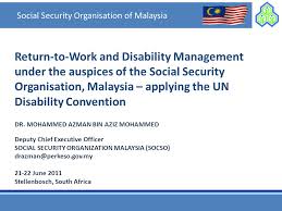 Bhd., is malaysia's number 1 and largest brandimage consultancy and a member of malaysia association of brand and image consultants. Social Security Organisation Of Malaysia Return To Work And Disability Management Under The Auspices Of The Social Security Organisation Malaysia Applying Ppt Download
