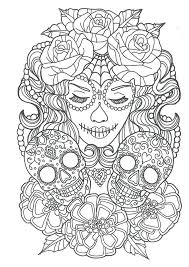 Plus, it's an easy way to celebrate each season or special holidays. Sugar Skulls Coloring Pages Coloring Pages