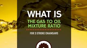 what is the gas to oil mixture ratio for 2 stroke chainsaws