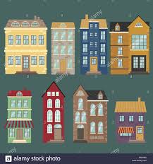 Download This Stock Vector Traditional European Architecture Old Town Houses Kn819g From Alamy European Architecture Architecture Old Building Illustration