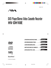 Philips provide you the divx® vod (video on demand) registration code that allows you to. Aiwa Hv Dh1 Dvd Player Vcr Combo Manualzz