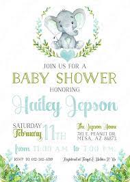Elephant Baby Shower Invitation Boy Baby Shower Invite Etsy In 2021 Baby Shower Invites For Girl Owl Baby Shower Invitations Baby Shower Invitations For Boys