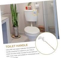 WATIIFUFU Montaggio Anteriore Della Maniglia Della Toilette Leva Dello  Sciacquone Del Wc Leva Del Bagno Dell'hotel Maniglia a Filo Per Serbatoio  Wc ...