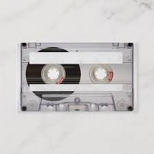 Dj Cassette Tape Business Card Template Zazzle Com Dj Business Cards Printing Business Cards Vintage Business Cards Template