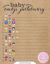 Baby Shower Emoji Pictionary Baby Shower Picture Gallery Emoji Dictionary Baby Shoe Emoji Baby Shower Games Unique Baby Shower Fun Joint Baby Showers