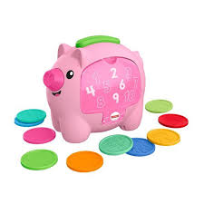 Fisher Price Laugh Learn Count Rumble Piggy Bank Walmart Com In 2020 Piggy Bank Activity Toys Baby Musical Toys