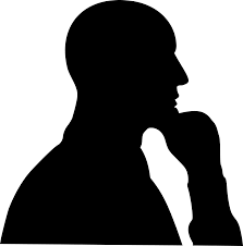 Download this thinking png transparent png image as an icon or download the original size directly. Man Thinking Silhouette Free Vector Graphic On Pixabay