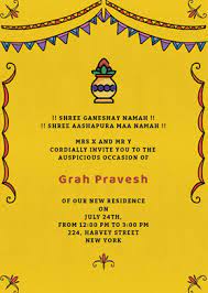 8 best grah pravesh card matter in hindi. Griha Pravesh Invitation Card Dos And Don Ts And Other Handy Tips