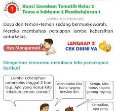 We did not find results for: Lengkap Kunci Jawaban Kelas 2 Tema 4 Subtema 2 Pembelajaran 1 Simple News Kunci Jawaban Lengkap Terbaru