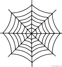 Why do spiders bother to make their webs so pretty? Spider Web Coloring Pages Coloringall