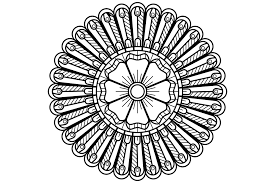 The basic form of most mandalas is a circle in which are depicted symbolic gates of the cosmos. Relaxing Coloring Online Mandala Coloring Pages Coloring Home