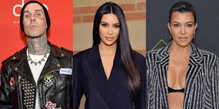 The men kim has married. Kim Kardashian Denies Hooking Up With Kourtney S Boyfriend Travis Barker