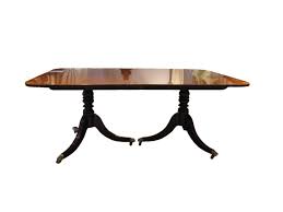 Baker Double Pedestal Dining Table Eisenhower Consignment Dining Table Furniture Dining Table Dining Room Furniture Modern