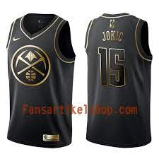 The latest stats, facts, news and notes on nikola jokic of the denver. Nba Denver Nuggets Trikot Nikola Jokic 15 Nike Schwarz Golden Edition Swingman Herren