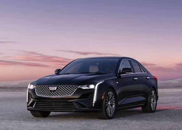 Black luxury sedan