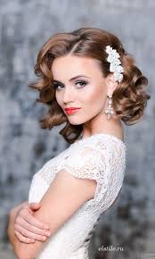 45 Wedding Hairstyles For Short Hair Curly Bridal Hair Short Wedding Hair 50s Wedding Hair