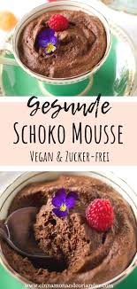 Vegane Schoko Mousse Mit Aquafaba Zuckerfrei Kalorienarm Rezept Mousse Au Chocolat Rezept Zuckerfrei Zuckerfreie Nachtische
