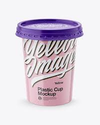 Download 500g Plastic Cup Mockup Front Top Views High Angle Shot In Cup Bowl Mockups On Yellow Images Object Mockups Mockup Free Psd Free Logo Mockup Psd Mockup