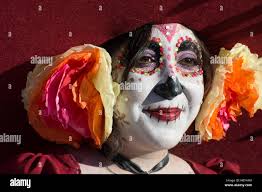 Muertos marigold parade albuquerque new hi-res stock photography and images 