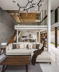 You might think that stairs are merely a boring commodity, that you probably use several thousand times a year. The Family Room On The Second Floor Overlooks The Living Room On The Ground Floor Maintainig Screen House House Renovation Design Interior Architecture Design