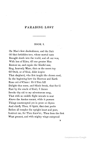 The Paradise Lost Paradise Lost Book Words John Milton