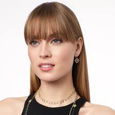 Freida Rothman Nautical Button Leverback Earrings