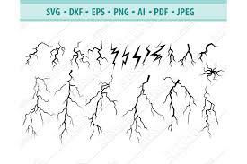 For personal and small business use, no reselling of digital files is allowed. Lightning Svg Lightning Bolt Svg Storm Svg Png Dxf Eps 523114 Svgs Design Bundles
