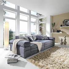 Bigsofa In Stylischem Grau Von Carryhome Entspannung Im Grossformat Sofa Kaufen Xxl Sofa Haus Deko