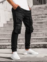A rough wagon ride that jogged the passengers. Herren Chino Jogger Schwarz Ozonee G 2787 Ozonee