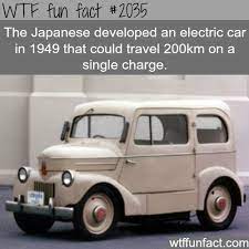 the japanese electric car history fun facts facts interesting facts about world wtf fun facts