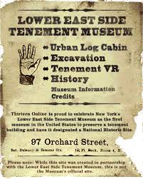 Check spelling or type a new query. Tenement Museum Urban Log Cabin Thirteen